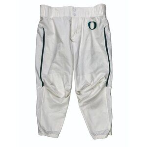 Nike Oregon Ducks Mens 34 / 38 White Baseball Pants Elastic Waist AS IS